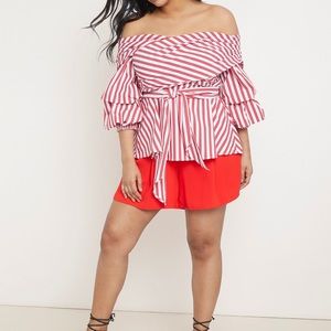 Eloquii off the Shoulder Top